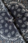 Buta Persian Silky Blend Square Scarf Black